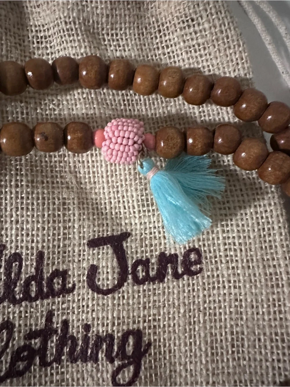 Matilda Jane Dream Chaser Wooden Beaded Necklace - TK exclusive